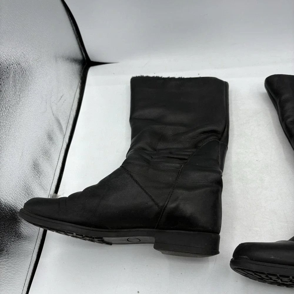 Siberian Husky Boots Womens Size 8.5 B Snow Winter‎ Lined Black Pull On